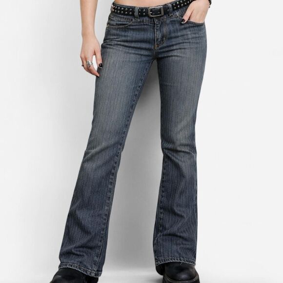 Joe's Jeans Denim - Joe’s Jeans Vintage Y2K Pinstripe Low Rise Straight Leg Jeans Size 28